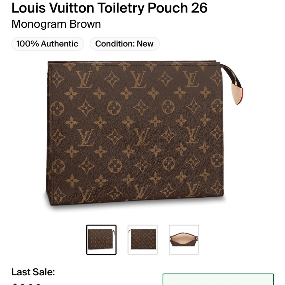 Louis Vuitton toiletry pouch 26